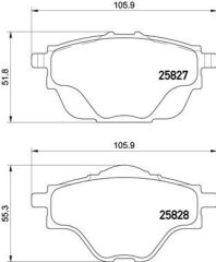BREMBO P61124 ARKA FREN BALATASI ASTRA L-GRANDLAND-C4 GRAND/SPACETOURER-C5 AIRCROSS-P508-P5008-P308-P3008-DS4-DS7 290mm
