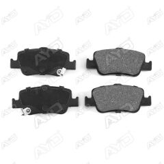AYD 60067A ARKA FREN BALATA TOYOTA AURIS. COROLLA 1.33L 1.6L 1NR-FE 1ZR-FAE NRE180 ZRE181 ZRE185 12-> 1.4L 1ND-FTV D-4D NDE150 NDE180 07->