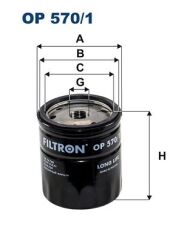 FILTRON OP570.1 YAĞ FİLTRESİ ASTRA G 98-05 -ASTRA H-COMBO 05 > CORSA C 00 > VECTRA C 02 > 1.4-1.6-1.8-2.0T