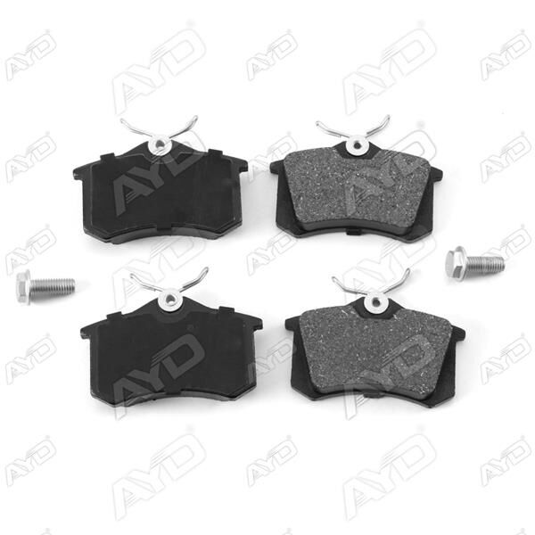 AYD 60033A ARKA FREN BALATA RENAULT CLIO 05> KANGOO 01> LAGUNA 96> FLUENCE 09> MEGANE 96> CITROEN BERLINGO 99> C2 C3 C4 03> DS4 11> PEUGEOT 307 00> 308 07> PARTNER 96>VW POLO CLASSIC 95>01 GOLF III-IV-PASSAT III