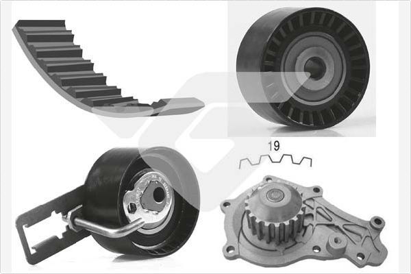 HUTCHINSON KH450WP64 DEVİRDAİMLİ EKSANTRİK GERGİ KİTİ 141 DİŞ P207-P208-P301-P308-P508-P2008-P3008-P5008 08> PARTNER-BE RLINGO-RIFTER-JUMPY-C5-C4-DS4-C3-DS3-DS5-C-ELYSEE 1.6 HDI DV6C DV6DTED- FOCUS III 1.6 TDCİ 11>COURİE