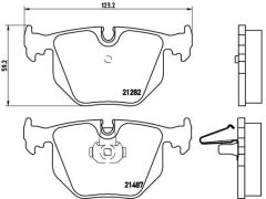BREMBO P06044 FREN BALATASI ARKA BMW E38 E46 E53 E83 E85 E86 E39 E85 E52 . LAND ROVER RANGE ROVER III L322