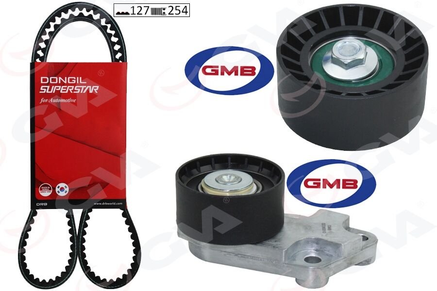 GVA 59T9930GMB EKSANTRİK GERGİ KİTİ 127x254 CHEVROLET-DAEWOO AVEO-CRUZE-KALOS-LACETTI-NUBIRA 1.4-1.4-1.6 05-