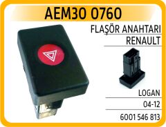 AEM30 0760 FLAŞÖR ANAHTARI RENAULT LOGAN 04-12