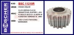 BSC 11210R KRANK DİŞLİSİ CLIO II-SEDAN CLIO III GRANDTOUR- DUSTER I - 4X4 FLUENCE-MODUS- ALMERA III- KUBİSTAR-T