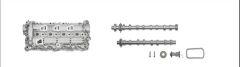 KAMEKS 40101 EKSANTRİK KİTİ MONTAJLI EMME. EGZOZ EKS MİL-YAĞ POMPA ZİNCİR-GERGİ-EKS MİL KEÇE- FORD-PEUGEOT-CİTR OEN-DS-FIAT-OPEL-TOYOTA 18> 1.5 HDİ-TDCİ-ECOBLUE YAĞ POMPA ZİNCİR 8 mm
