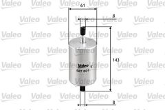 VALEO 587001 YAKIT BENZİN FİLTRESİ P106-P206-P207-P208-P301-P306-P307-P308-P406-P407-P508-P2008-P3008-P5008-C2- C3-C4-C5-C-ELYSEE-PARTNER-BERLINGO-EXPERT 1.0-1.1-1.4-1.6 THP-VTI CLIO-KANGOO-LAGUNA-MEGANE-TRAFIC-G
