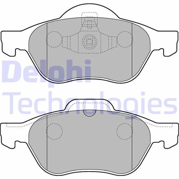 DELPHI LP2252 ÖN BALATA MEGANE II 02> SCENIC II 02> CLIO III 05> 1.5dCi 1.6 16V 2.0 16V