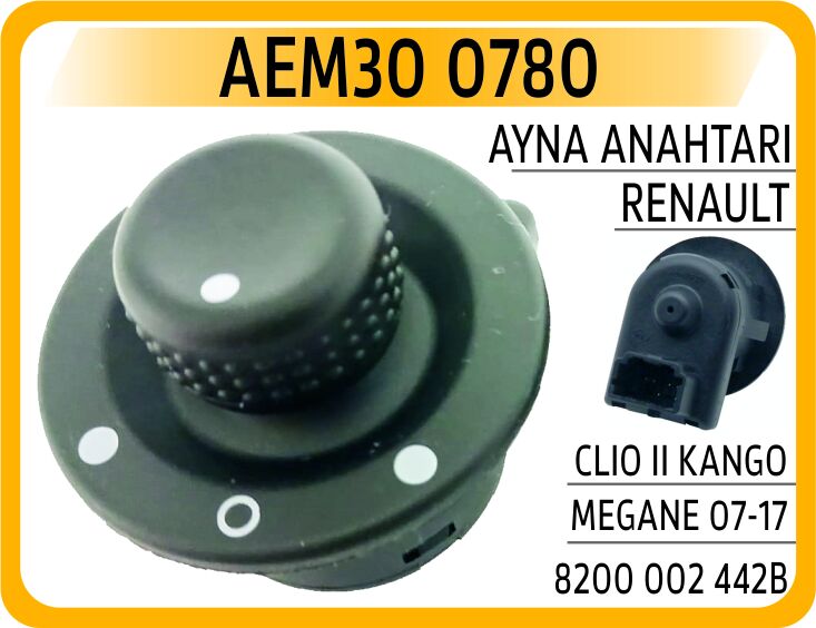 AEM30 0780 AYNA ANAHTARI RENAULT CLIO II KANGO MEGANE 07-17