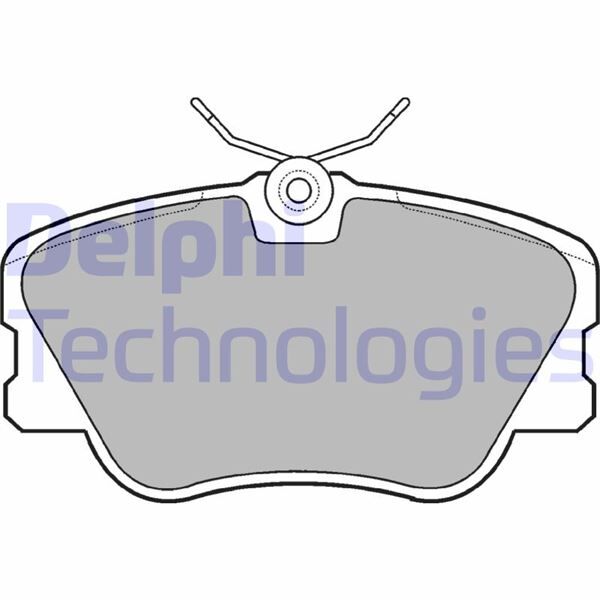 DELPHI LP499 FREN BALATASI ON MERCEDES W201 W124 S124 C124 A124