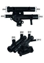 MAHLE TI259.83D TERMOSTAT KOMPLE 83 C LAGUNA II 01>07 TRAFIC II 06> MASTER II 01>10 MOVANO 01>10 VIVARO 06> 2.2d Ci 2.5dCi G9U/G9T