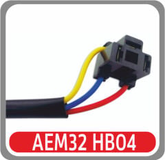 AEM32 HB04 SOKET H4 ATOM FAR FİŞİ