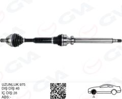 GVA 4499164 ÖN AKS KOMPLE SAG VOLVO XC60 I 10>15 D3-D4-T5-T6 XC60 II 15> D4 OTOMATİK ŞANZIMAN 8 VİTES