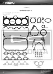 OTOCONTA 41500002 TAKIM CONTASI KEÇELİ HYUNDAI ACCENT 1.3 12V