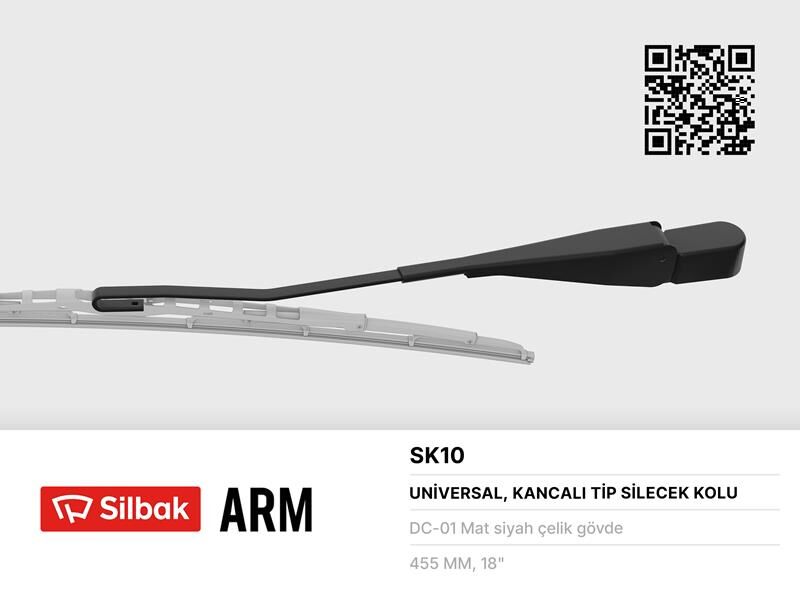 SILBAK SK10 SİLECEK KOLU 385MM R12 TSW-TOROS ARKA