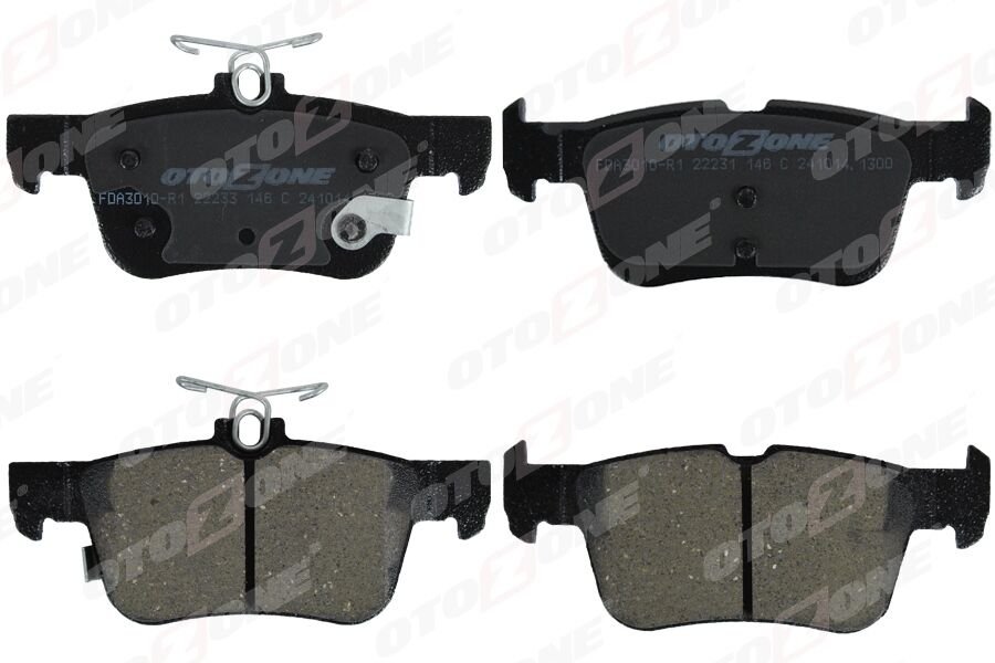 OTOZONE FDA3010-R1 ARKA FREN BALATASI GALAXY III 15> MONDEO V 14> EDGE 15>19 FOCUS IV 17> KUGA III 19> SACLI
