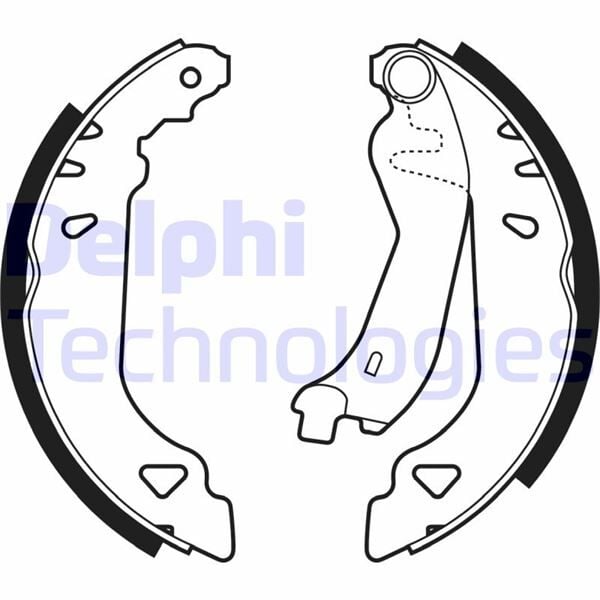 DELPHI LS1378 ARKA PABUÇ BALATA TMPR 1.4 1.6 90-96 TİPO 1.4 1.6 1.9 89-95 PUNTO 1.2 1.6 1.7D 94-99 180x32