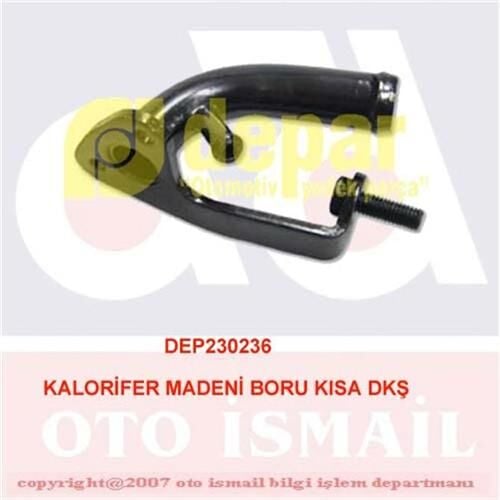 DEPAR 0236 KALORİFER MADENİ BORU KISA DKŞ