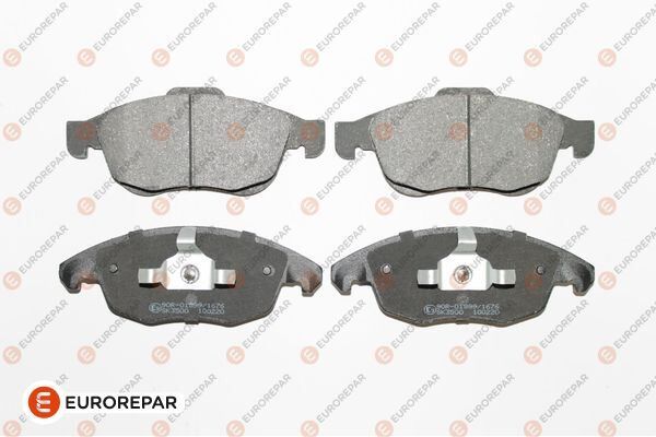 EUROREPAR 1617272980 ÖN FREN BALATASI PEUGEOT PARTNER 08>11 P5008 09>17 CITROEN BERLINGO 08> C4 PICASSO 06>15 DS4 11>18 D S5 15>18 283mm