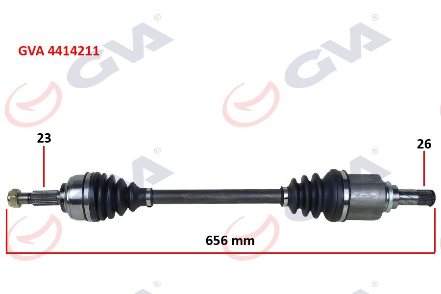 GVA 4414211 KOMPLE AKS SOL SYMBOL-THALIA/LOGAN II 1.5 DCI 12- ABS LI