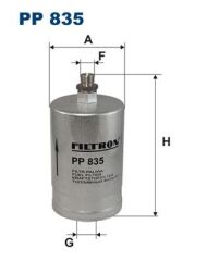 FILTRON PP835 YAKIT FILTRESI MERCEDES M102 M103 M104 W201 W124 W140 C140 R129