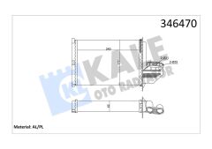 KALE 346470 KALORIFER RADYATORU BMW M40 M43 M50 M52 S50 E36 KLIMASIZ