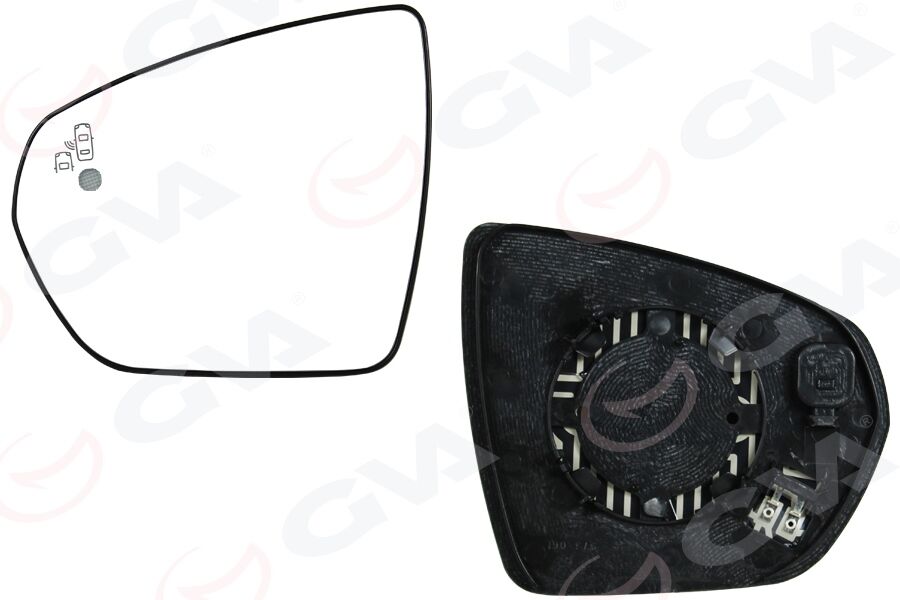 GVA 1143033 DIŞ DİKİZ AYNA CAMI SOL OPEL GRANDLAND 17> PEUGEOT P3008-P5008 16> CITROEN C5 AIRCROSS 18> ISITMALI KONVEKS BLIS Lİ