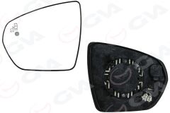 GVA 1143033 DIŞ DİKİZ AYNA CAMI SOL OPEL GRANDLAND 17> PEUGEOT P3008-P5008 16> CITROEN C5 AIRCROSS 18> ISITMALI KONVEKS BLIS Lİ