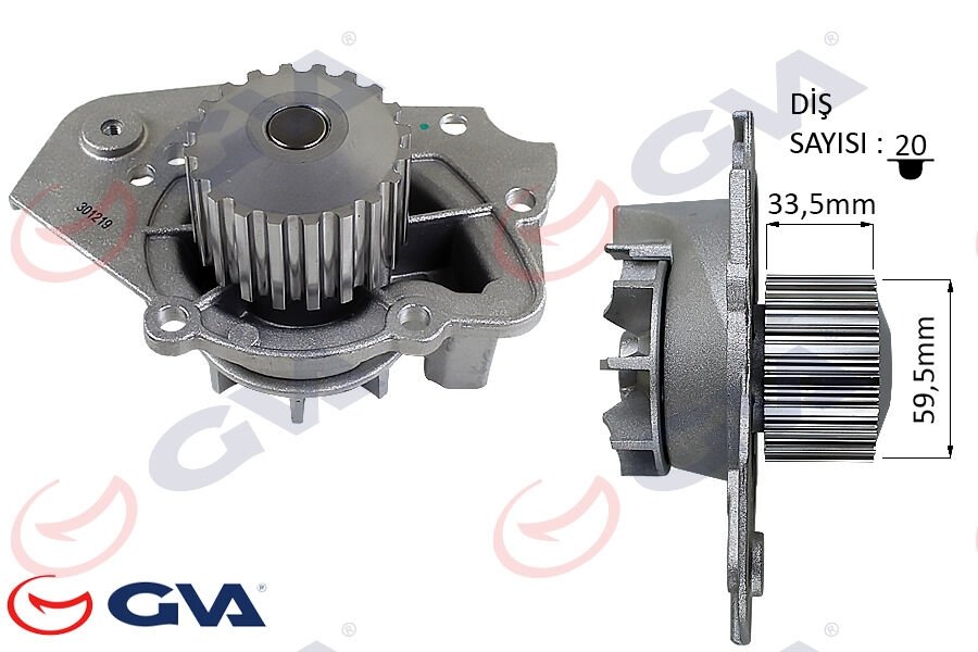 GVA 5243126 DEVİRDAİM PEUGEOT P205 83>97 P305 82>88 P306 94>01 P309 89>93 P405 88>95 J5 90>94 CITROEN ZX-XANTIA- C25-C15-BX 1.7-1.8-1.9D-TD