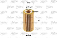 VALEO 586524 YAG FILTRESI BMW M47 E39 E46 . LAND ROVER FREELANDER I 204D3 L314 Td4