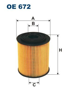FILTRON OE672 YAG FILTRESI MINI W10 W11 R50 R52 R53 . JEEP RENEGADE SUV 14> . FIAT EGEA 14>