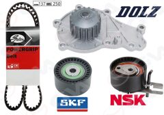 GVA 59WPK4315-1 DEVİRDAİMLİ TRİGER SETİ 137x254 P206-P207-P307-P308-P407-P3008-EXPERT-PARTNER-BERLINGO-JUMPY-C2-C3 -C4-C5-XSARA-FOCUS II-FIESTA V-VI VOLVO S40-C30-V50-FIAT SCUDO EURO4 1.6 HDI-TDCİ