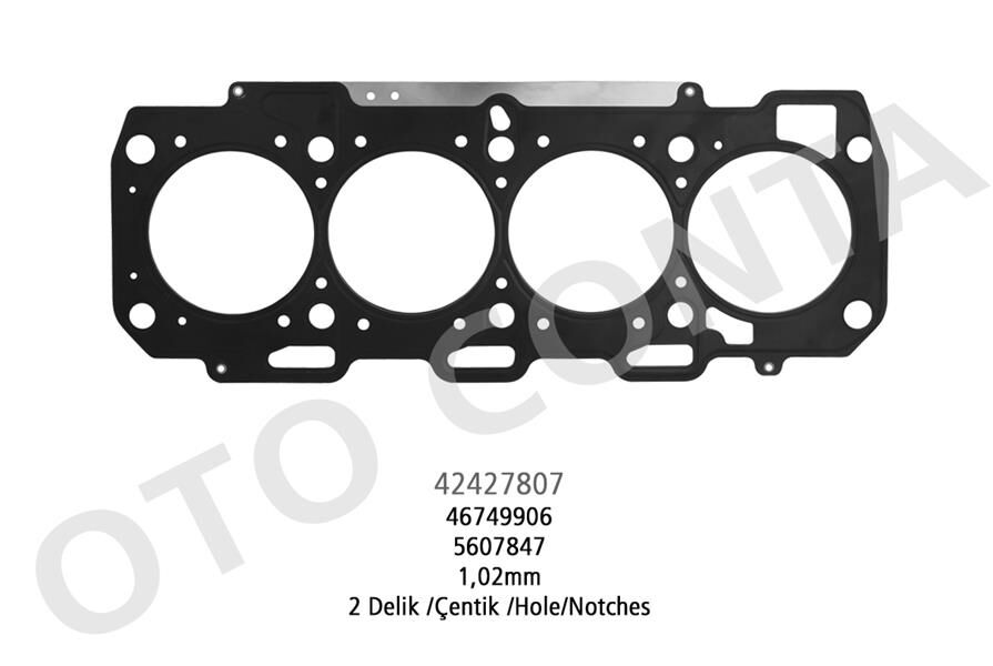 OTOCONTA 42427807 SKC ÇELİK 2 DELİK DOBLO 1.9 JTD
