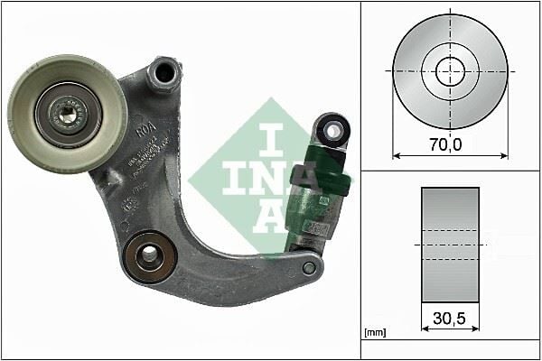 INA 534053410 ALTERNATÖR KAYIŞI OTOMATİK GERGİ RULMANI KOMPLE HONDA CIVIC 1.6L R16A2 R16B1 R16B2 FD6 FB7 FC5 ka sa 06-22 / CRV 2.0L R20A2 RE5 kasa 07-18