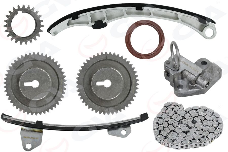 GVA 59C9900 EKSANTRİK ZİNCİR SETİ MAZDA 3 1.6L Z6 BK BL kasa 03-13 / MAZDA 2 1.3L 1.5L ZJ ZY DE kasa 07-15 8 PARÇA