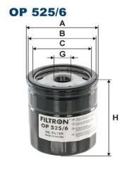 FILTRON OP525.6 YAĞ FİLTRESİ VW TRANSPORTER T5-MULTIVAN V 2.0 09 >