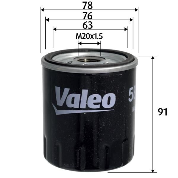 VALEO 586156 YAĞ FİLTRESİ FORD FOCUS III 2.0TDCI 14 > CMAX II 2.0TDCI 15 > KUGA II 14> 2.0 TDCI MONDEO V 14> 2.0 TDCI
