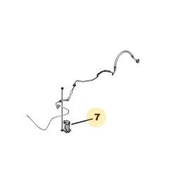 OE-OPEL 9801821580 ASTRA L FREN BORUSU BRAKETİ