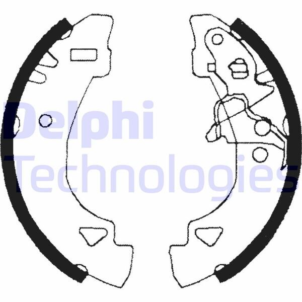 DELPHI LS1860 ARKA PABUÇ BALATA UNO 70 PANDA 95-04