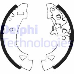 DELPHI LS1860 ARKA PABUÇ BALATA UNO 70 PANDA 95-04