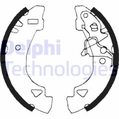 DELPHI LS1860 ARKA PABUÇ BALATA UNO 70 PANDA 95-04