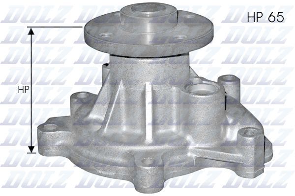 DOLZ T224 DEVİRDAİM SU POMPASI TOYOTA YARIS 1.0L 1SZ-FE SCP10 03-05 / 1.3L 2SZ-FE SCP12 SCP90 03-09 4 DELİK FLANŞ