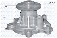 DOLZ T224 DEVİRDAİM SU POMPASI TOYOTA YARIS 1.0L 1SZ-FE SCP10 03-05 / 1.3L 2SZ-FE SCP12 SCP90 03-09 4 DELİK FLANŞ