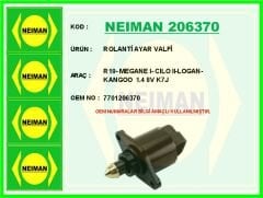 NEIMAN 206370 ROLANTİ AYAR VALFİ R19- MEGANE I- CILO II-LOGAN-KANGOO 1.4 8V K7J