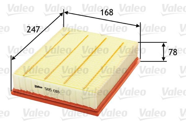 VALEO 585018 HAVA FILTRESI AUDI A4 B5 A6 C5 SKODA SUPERB I VW PASSAT B5 . BMW M60 M62 E34 E39 E32 E38 E53