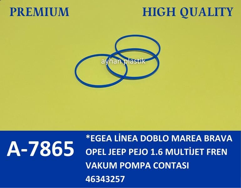 AYHAN A7865 FREN VAKUM POMPA CONTASI EGEA-LINEA-DOBLO-MAREA-BRAVA-OPEL-JEEP-PEJO 1.6 MULTİJET