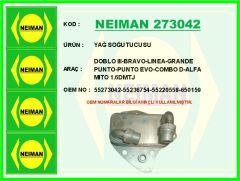 NEIMAN 273042 YAĞ SOĞUTUCUSU DOBLO III-BRAVO-LINEA-GRANDE PUNTO-PUNTO EVO-COMBO D-ALFA MITO 1.6DMTJ