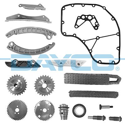 DAYCO KTC1099 EKSANTRİK ZİNCİR SETİ KOMPLE IVECO DAILY IV-V-VI 06>16 FIAT DUCATO 06> PSA BOXER-JUMPER 10> FUSO CAN TER 12> F1C 2.3