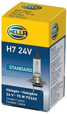 HELLA 8GH178555251 AMPUL H7 70W 24V PX26D UNİVERSAL CV 178555251-89901207----------
