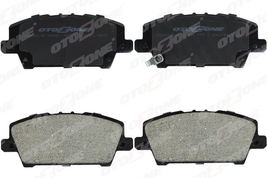 OTOZONE FDO9062-R ÖN FREN BALATA HONDA CIVIC 1.8L R18A VTEC Hatchback FK2 Kasa 06-> / 1.4L L13Z1 sport FK1 Kasa 09 -> - Aşınma ikaz soketli